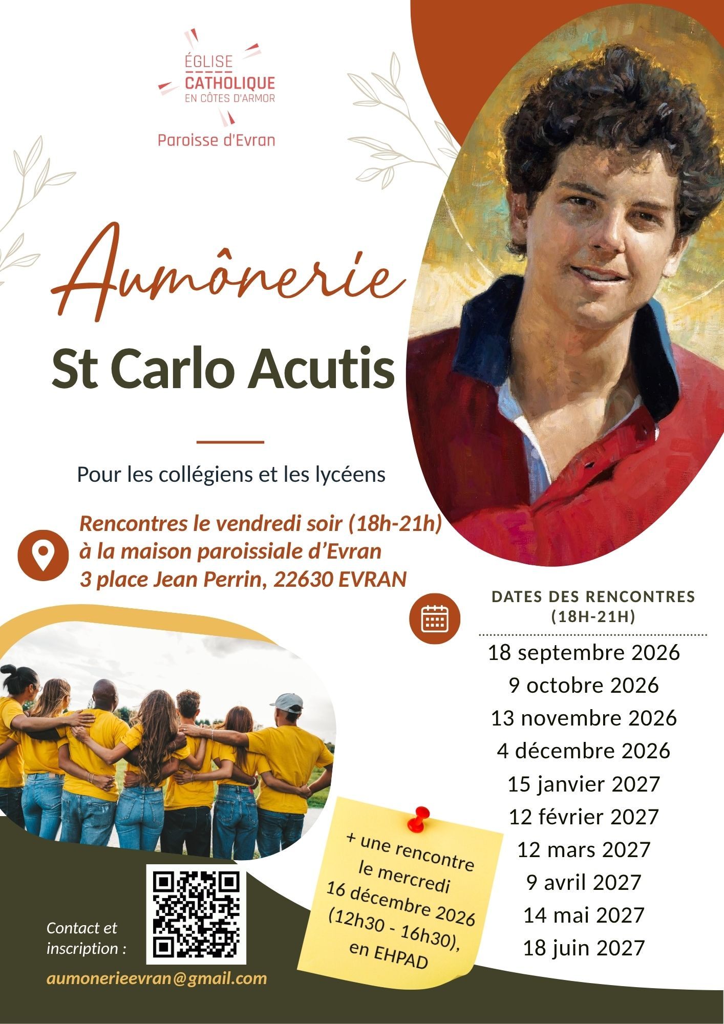 Soirée aumônerie St Carlo Acutis